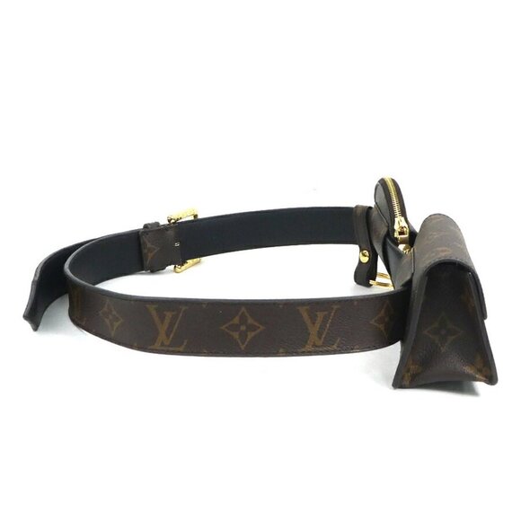 LOUIS VUITTON Authentic Brown Monogram Canvas Pouch - Picture 2 of 5